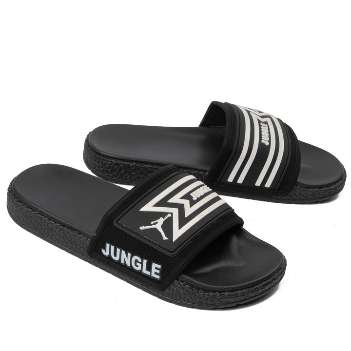 شبشب jungle نعل طري وش مطاط - الاسود, 45 image